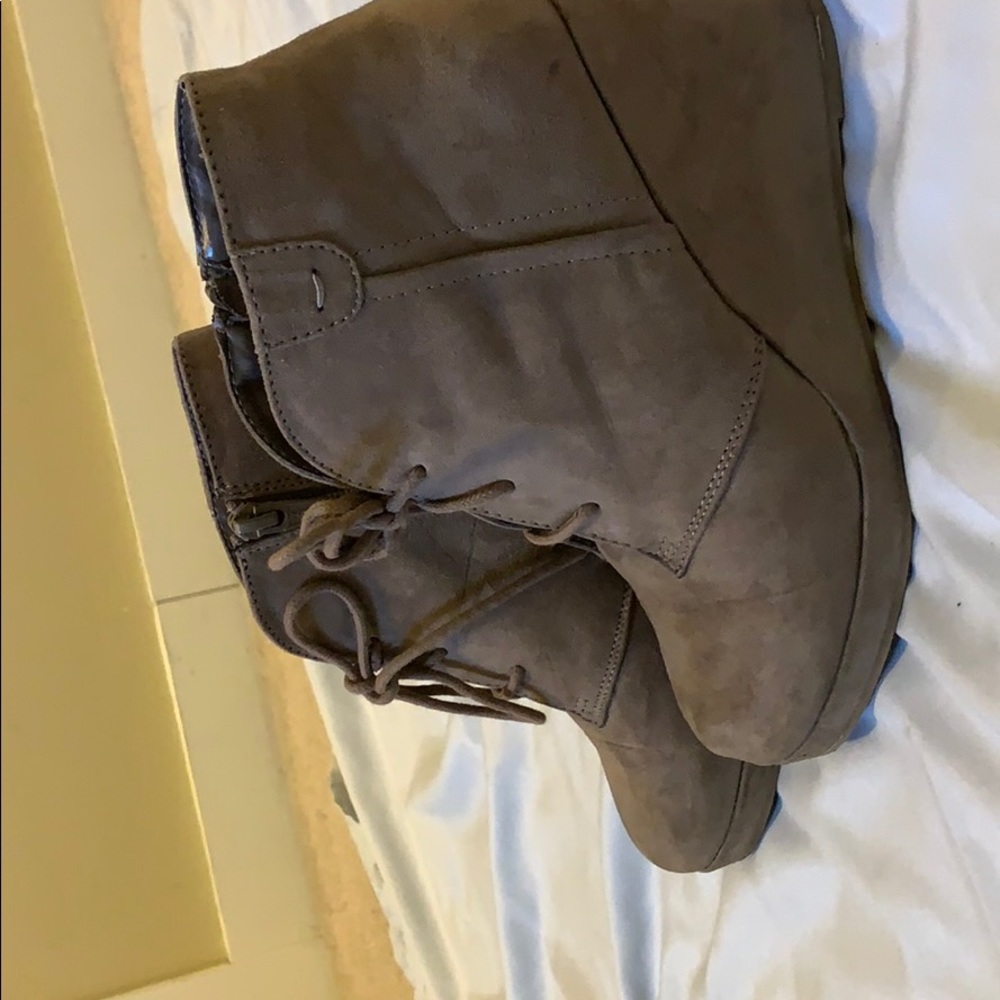 Brown booties